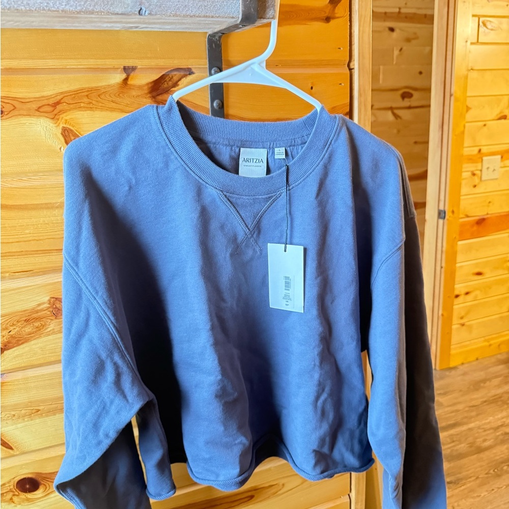 Aritzia Cropped Crewneck